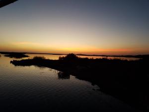 Coucher de soleil sur le lac Nasser