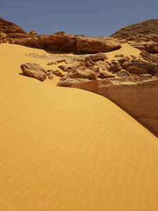 Temple de Derr dans la dune de sable